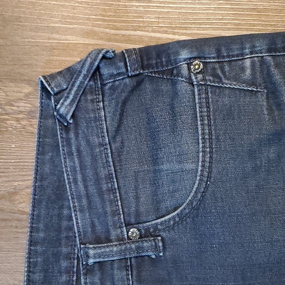 Pepe Jeans London Vapour Mens Blue/Black 38×32 (Actual Size 36x30) Selvedge - Picture 5 of 13